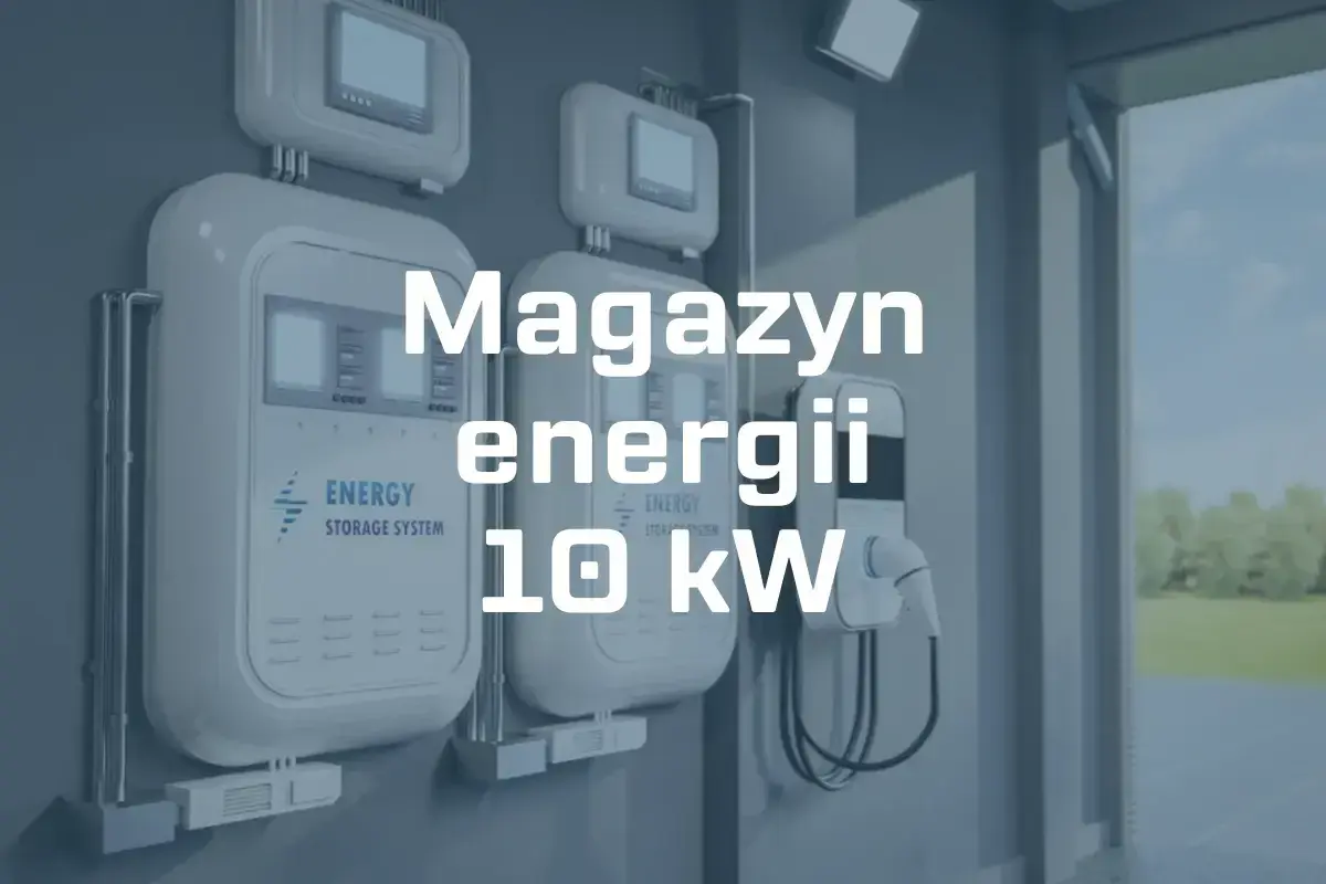 Nowoczesny magazyn energii 10 kW z dwoma jednostkami ściennymi i ładowarką do pojazdów elektrycznych.